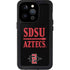San Diego State University Aztecs San Diego State iPhone 15 Pro Waterproof Case